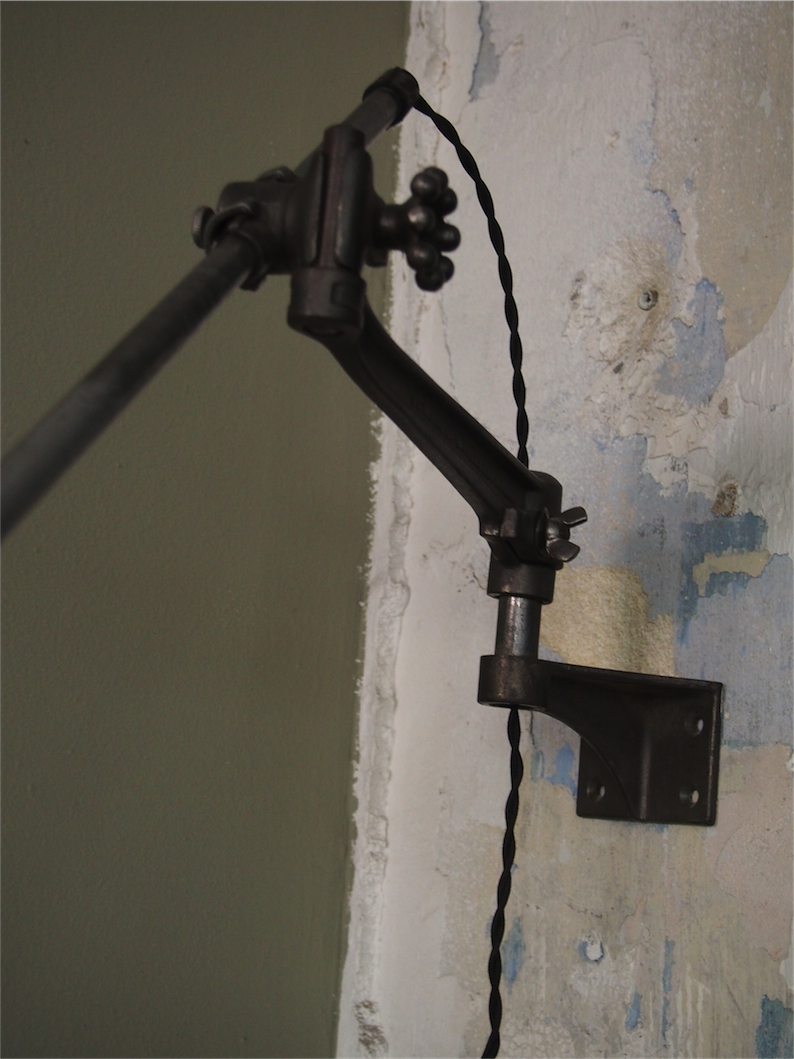 Rare Lampe O.C. White Industrielle fixation murale applique dans son jus la lampe de reference a new york dans les loft – Image 4