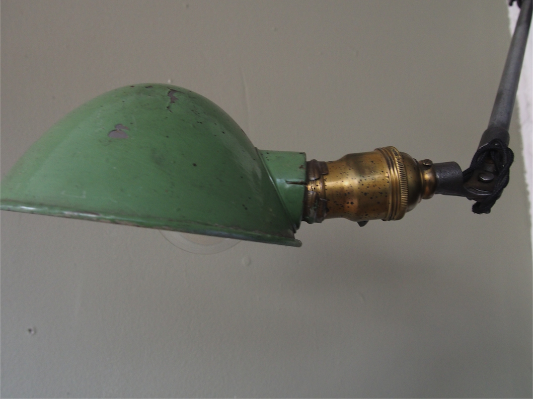 Rare Lampe O.C. White Industrielle fixation murale applique dans son jus la lampe de reference a new york dans les loft – Image 5