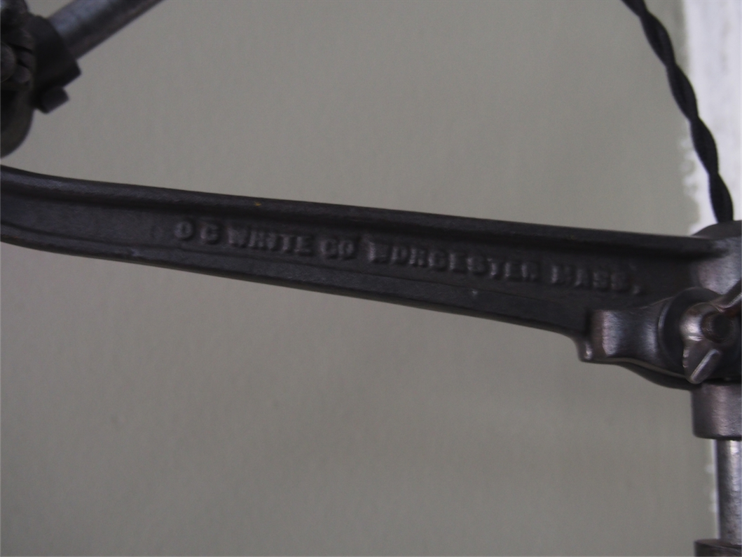 Rare Lampe O.C. White Industrielle fixation murale applique dans son jus la lampe de reference a new york dans les loft – Image 6