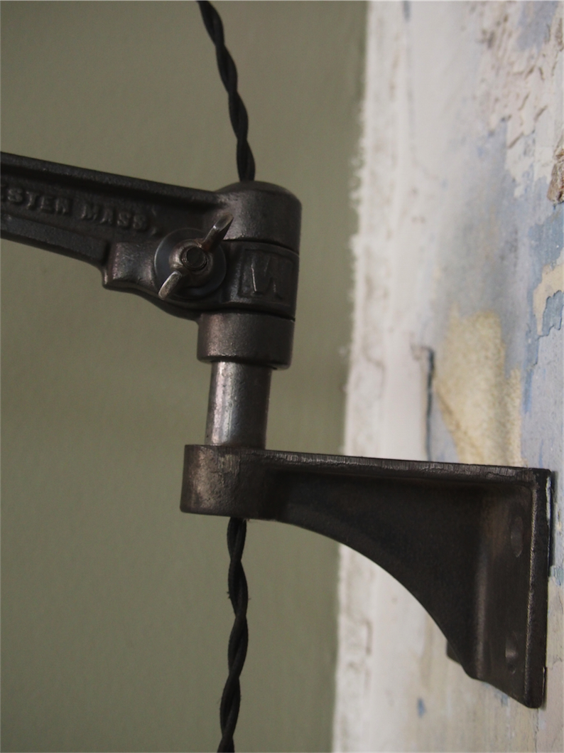 Rare Lampe O.C. White Industrielle fixation murale applique dans son jus la lampe de reference a new york dans les loft – Image 7