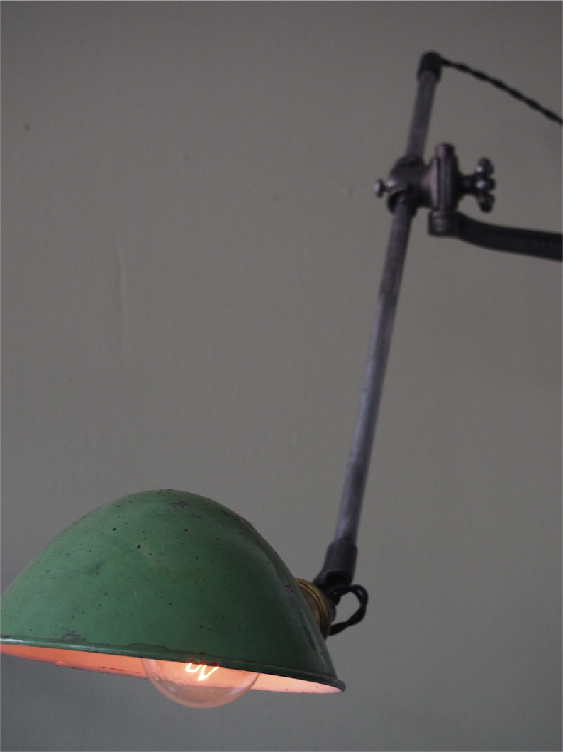 Rare Lampe O.C. White Industrielle fixation murale applique dans son jus la lampe de reference a new york dans les loft – Image 8