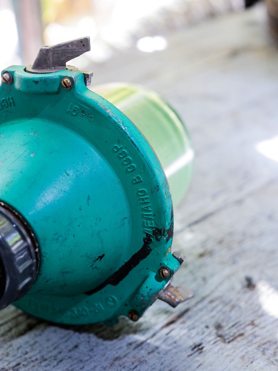 grande lampe baladeuse industrielle suspension verre – Image 4