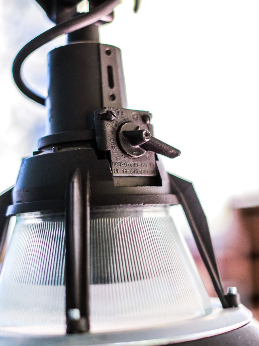 abat jour emaillee noir lampe scissor holophane – Image 7