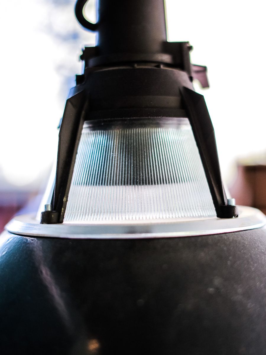 abat jour emaillee noir lampe scissor holophane – Image 9