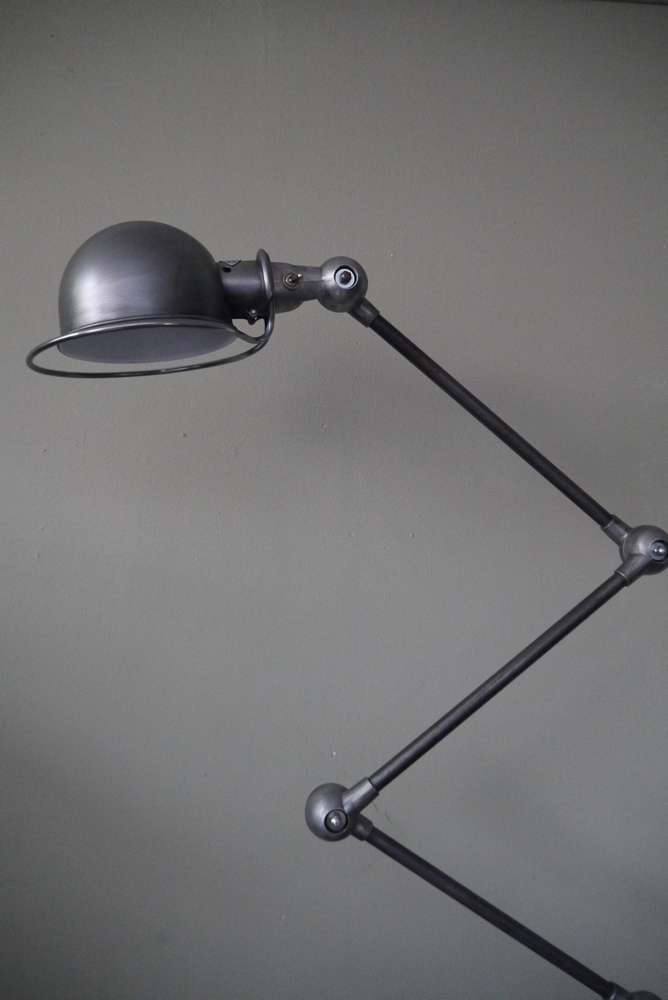 Lampe d atelier industrielle Jielde 4 bras polie graphite – Image 14