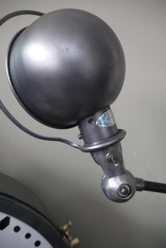 Lampe d atelier industrielle Jielde 4 bras polie graphite – Image 7