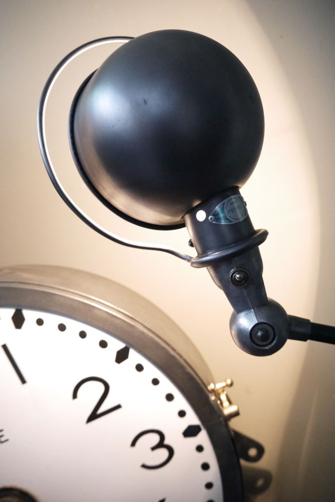 Lampe d atelier industrielle Jielde 4 bras polie graphite – Image 13