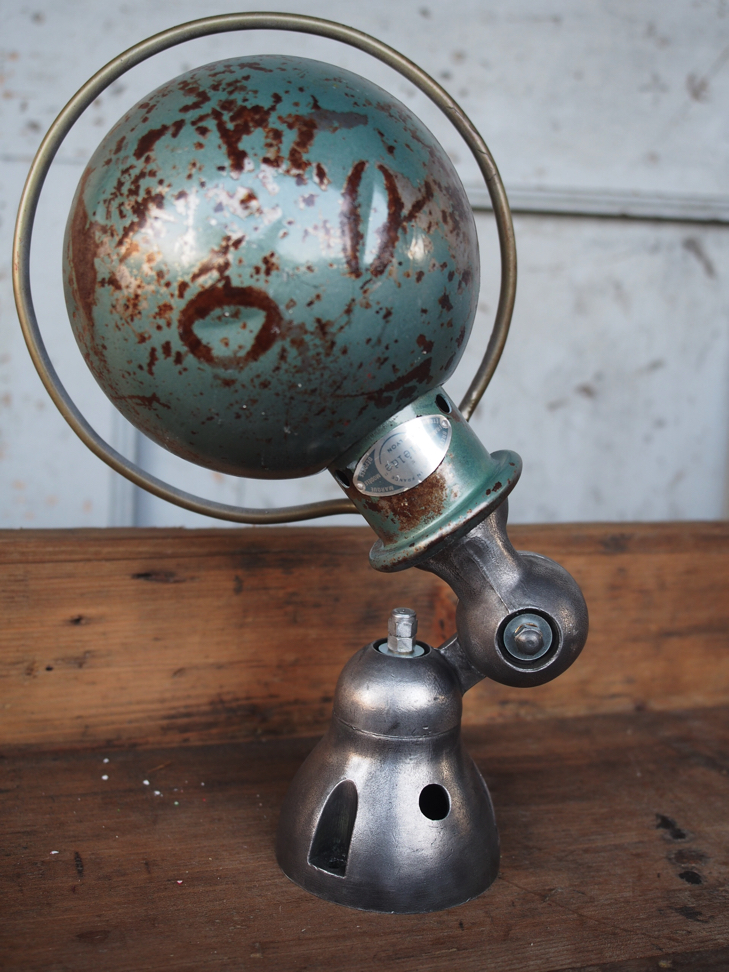 Unique lampe Jielde 1 applique finition vintage industrielle – Image 2