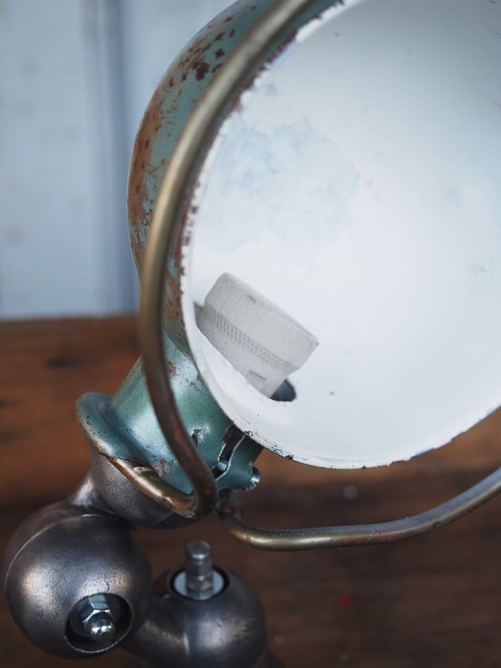 Unique lampe Jielde 1 applique finition vintage industrielle – Image 7