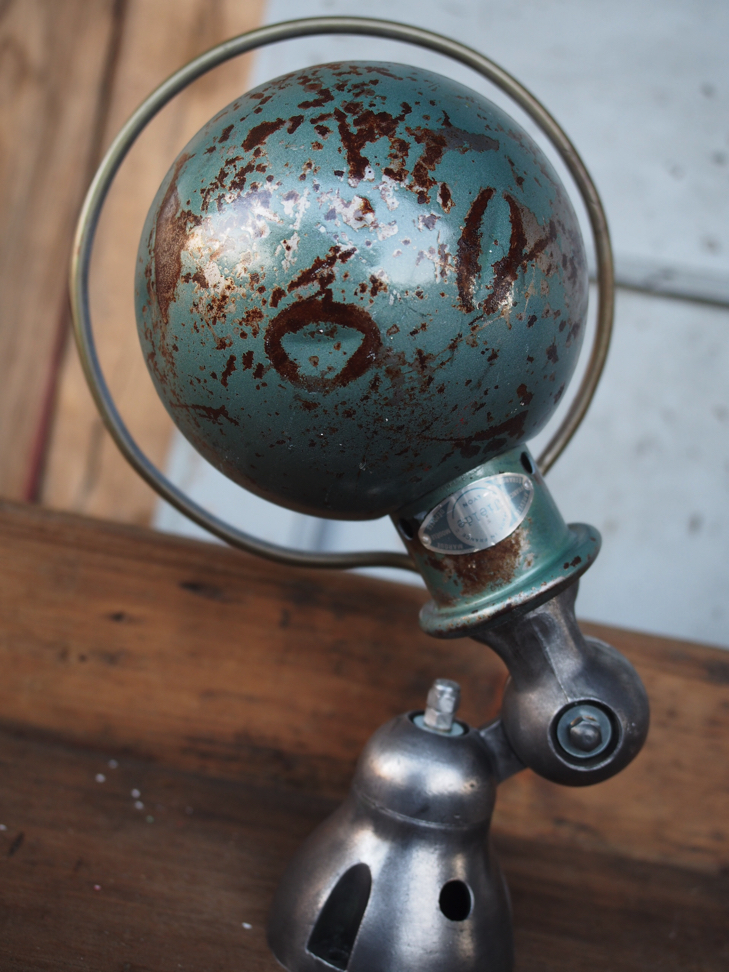 Unique lampe Jielde 1 applique finition vintage industrielle – Image 9