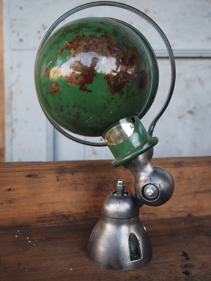 Unique lampe Jielde 1 applique finition vintage industrielle – Image 2