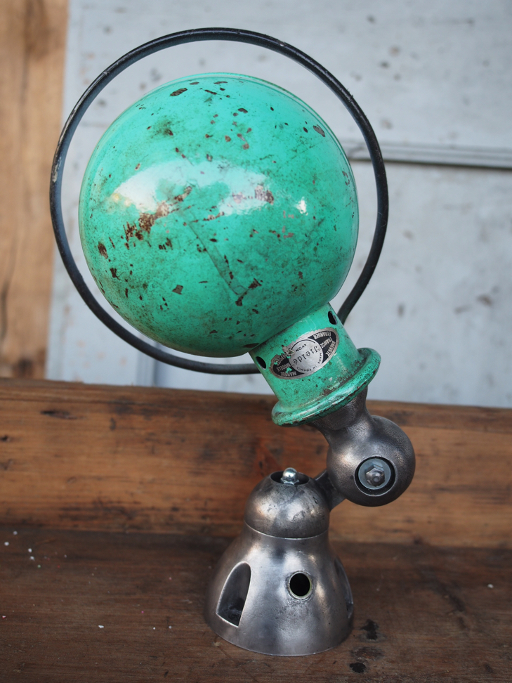 Unique lampe Jielde 1 applique finition vintage industrielle – Image 2