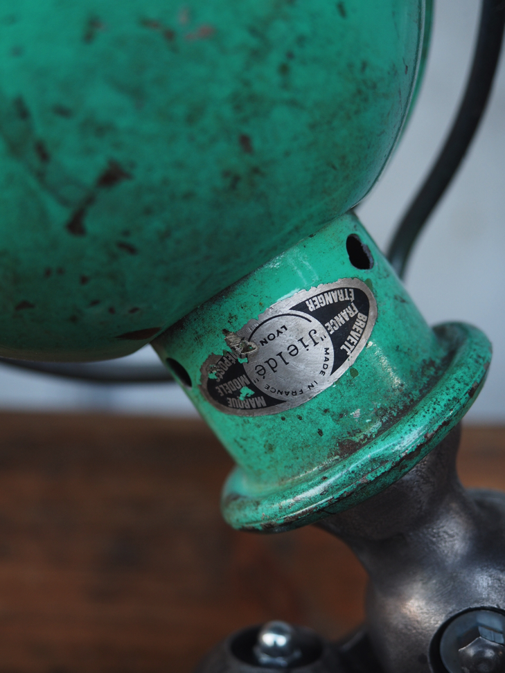 Unique lampe Jielde 1 applique finition vintage industrielle – Image 5