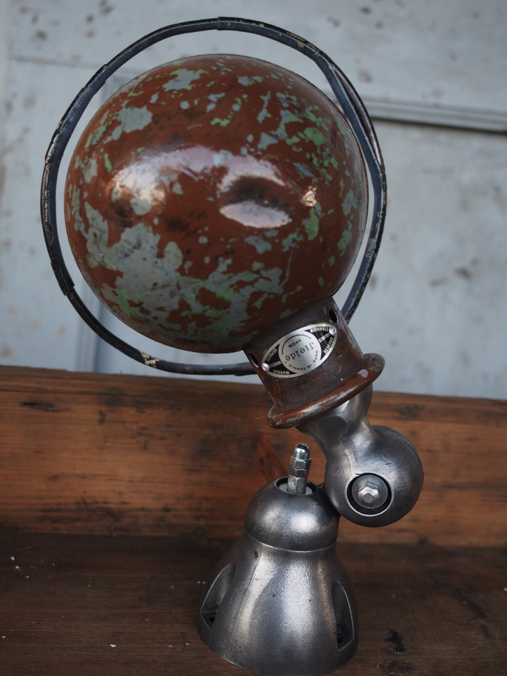 Unique lampe Jielde 1 applique finition vintage industrielle – Image 2