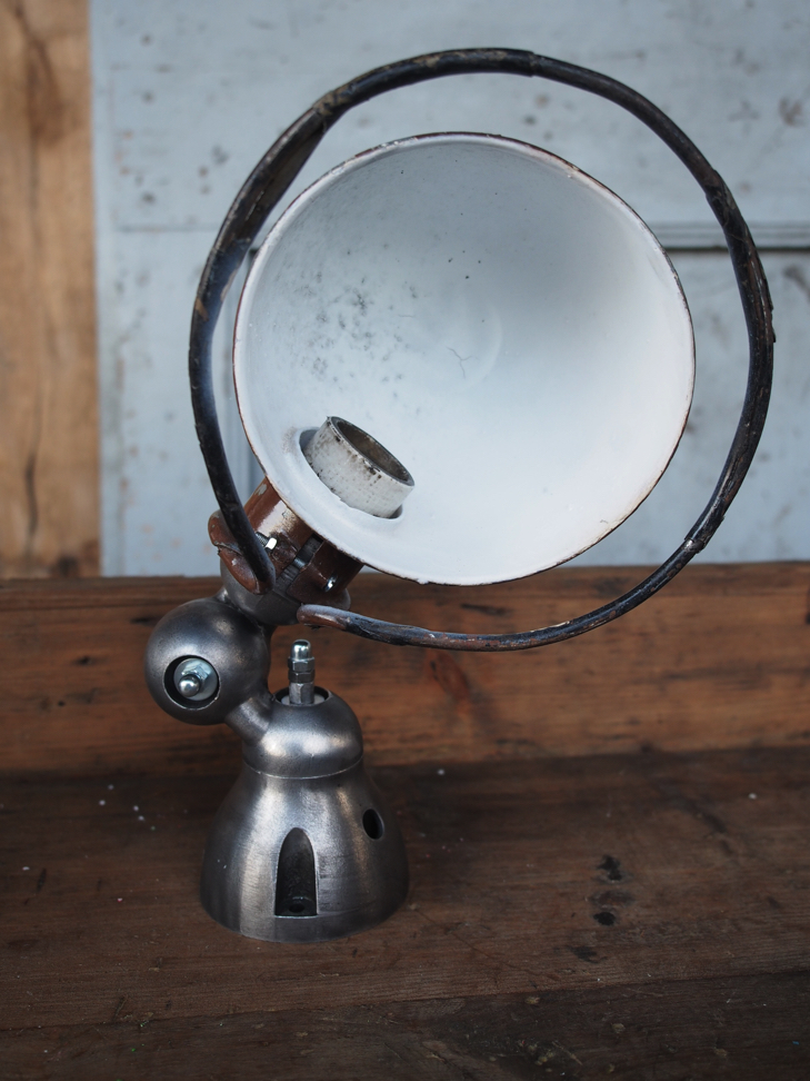 Unique lampe Jielde 1 applique finition vintage industrielle – Image 7
