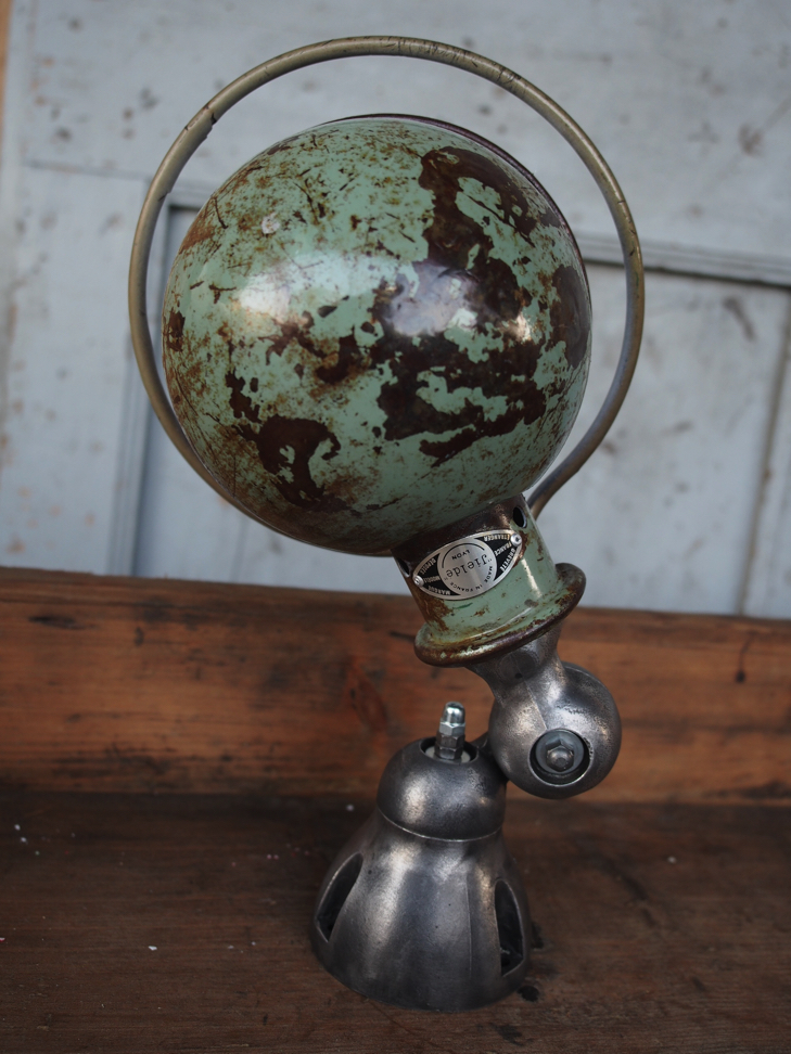 Unique lampe Jielde 1 applique finition vintage industrielle – Image 2