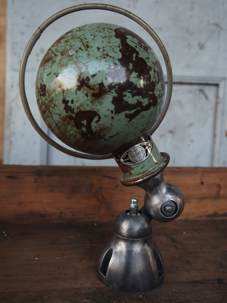 Unique lampe Jielde 1 applique finition vintage industrielle – Image 8