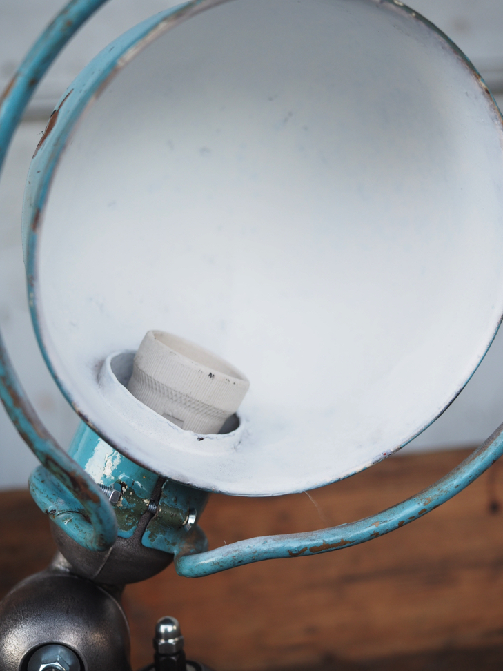 Unique lampe Jielde 1 applique finition vintage industrielle – Image 7