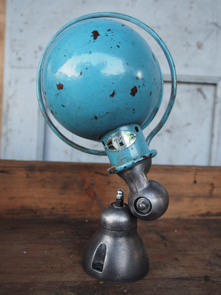 Unique lampe Jielde 1 applique finition vintage industrielle – Image 8