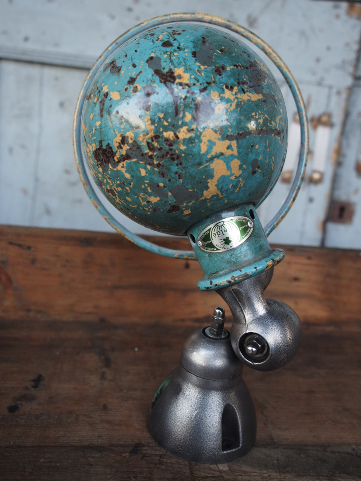 Unique lampe Jielde 1 applique finition vintage industrielle – Image 8