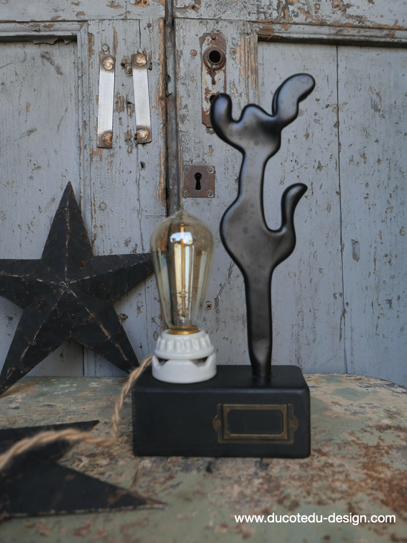 lampe ampoule Edison avec moule a ballon de baudruche noir / r1 – Image 8