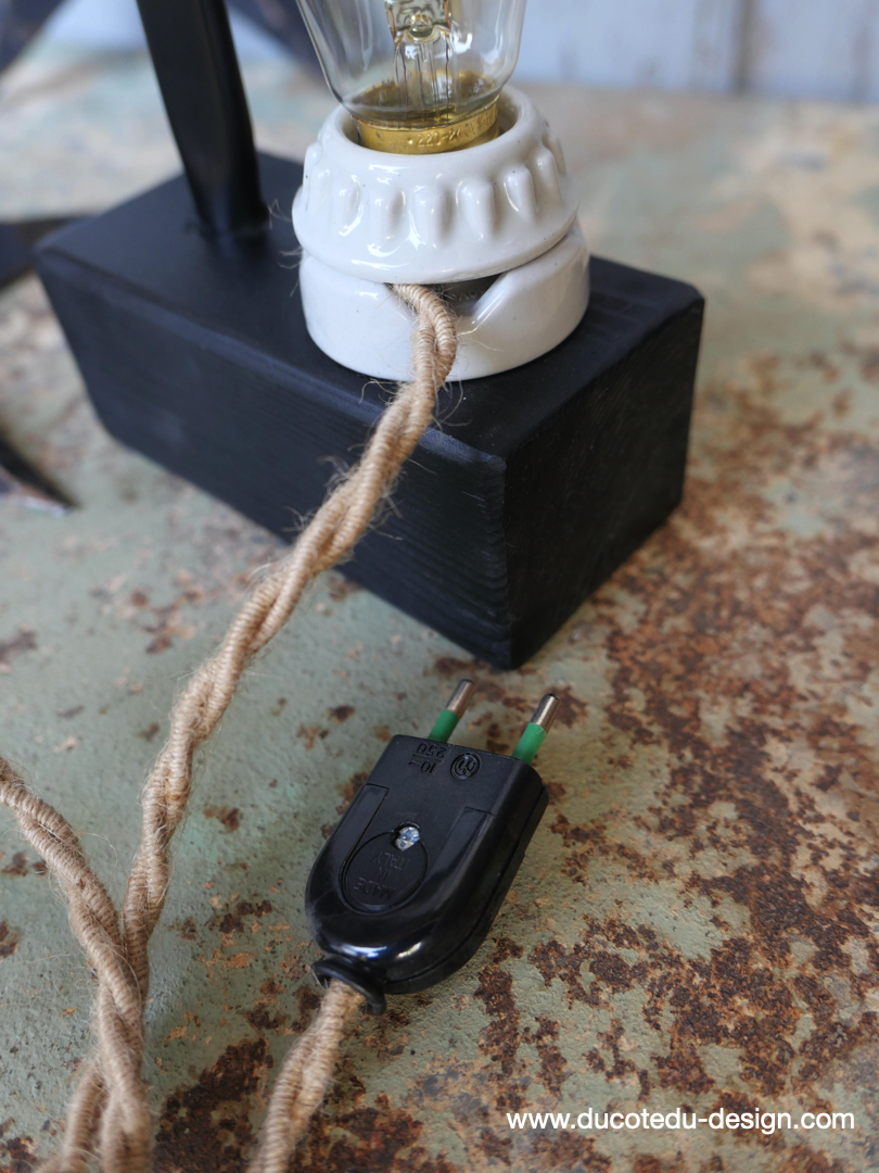 lampe ampoule Edison avec moule a ballon de baudruche noir / r1 – Image 7