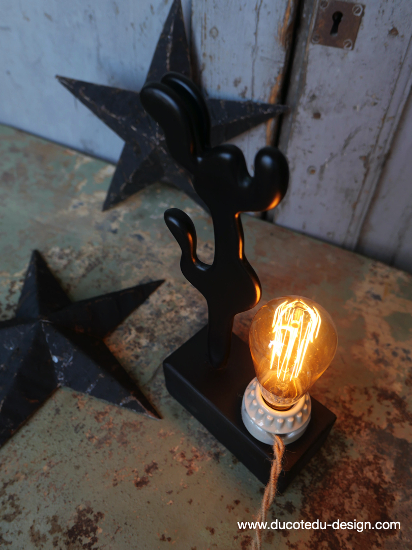 lampe ampoule Edison avec moule a ballon de baudruche noir / r1 – Image 6