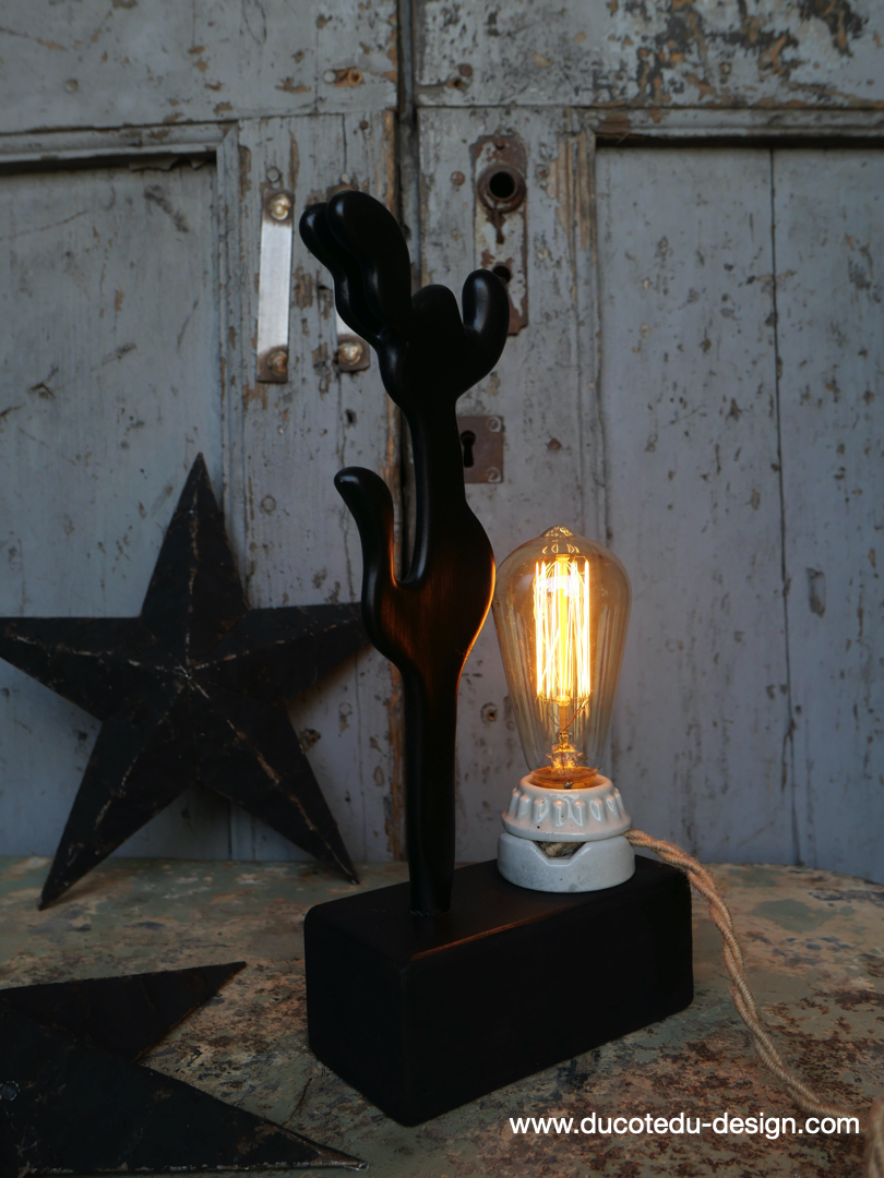 lampe ampoule Edison avec moule a ballon de baudruche noir / r1 – Image 4