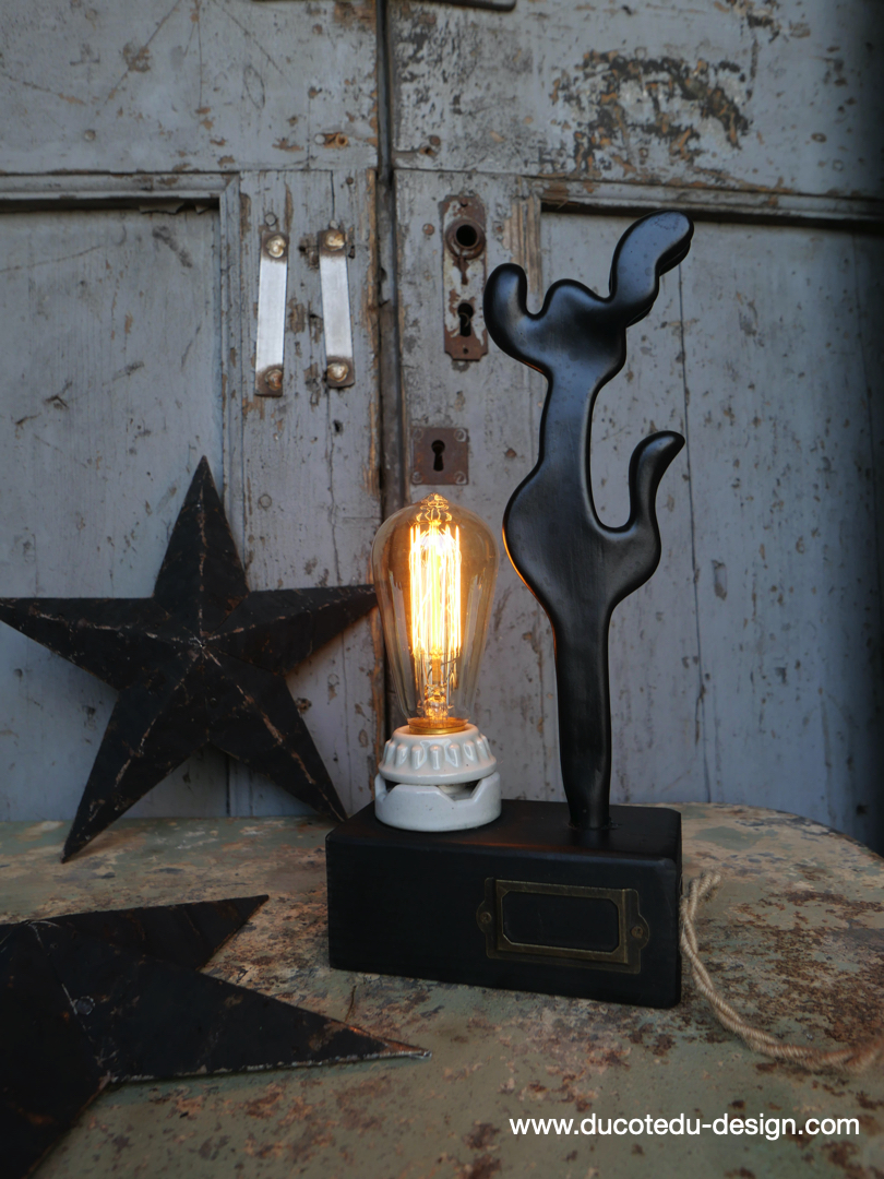 lampe ampoule Edison avec moule a ballon de baudruche noir / r1 – Image 2