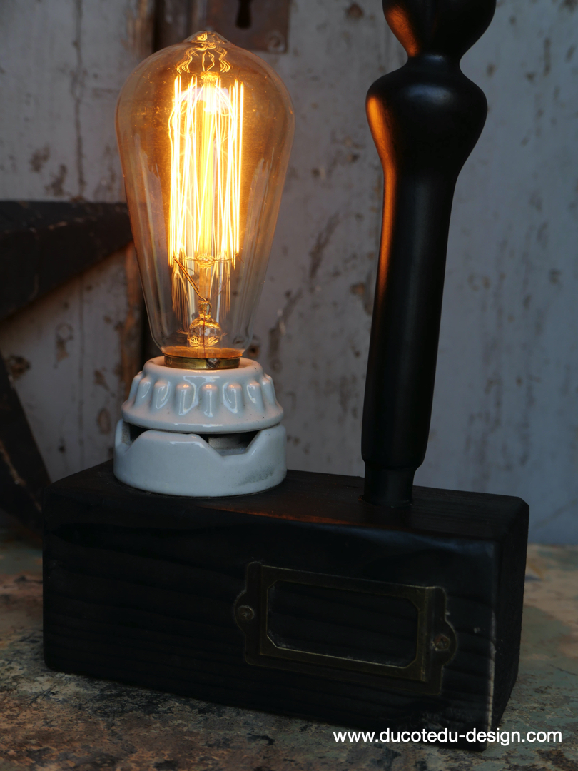 lampe ampoule Edison avec moule a ballon de baudruche noir / r5 – Image 5