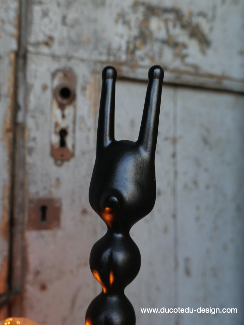 lampe ampoule Edison avec moule a ballon de baudruche noir / r5 – Image 3