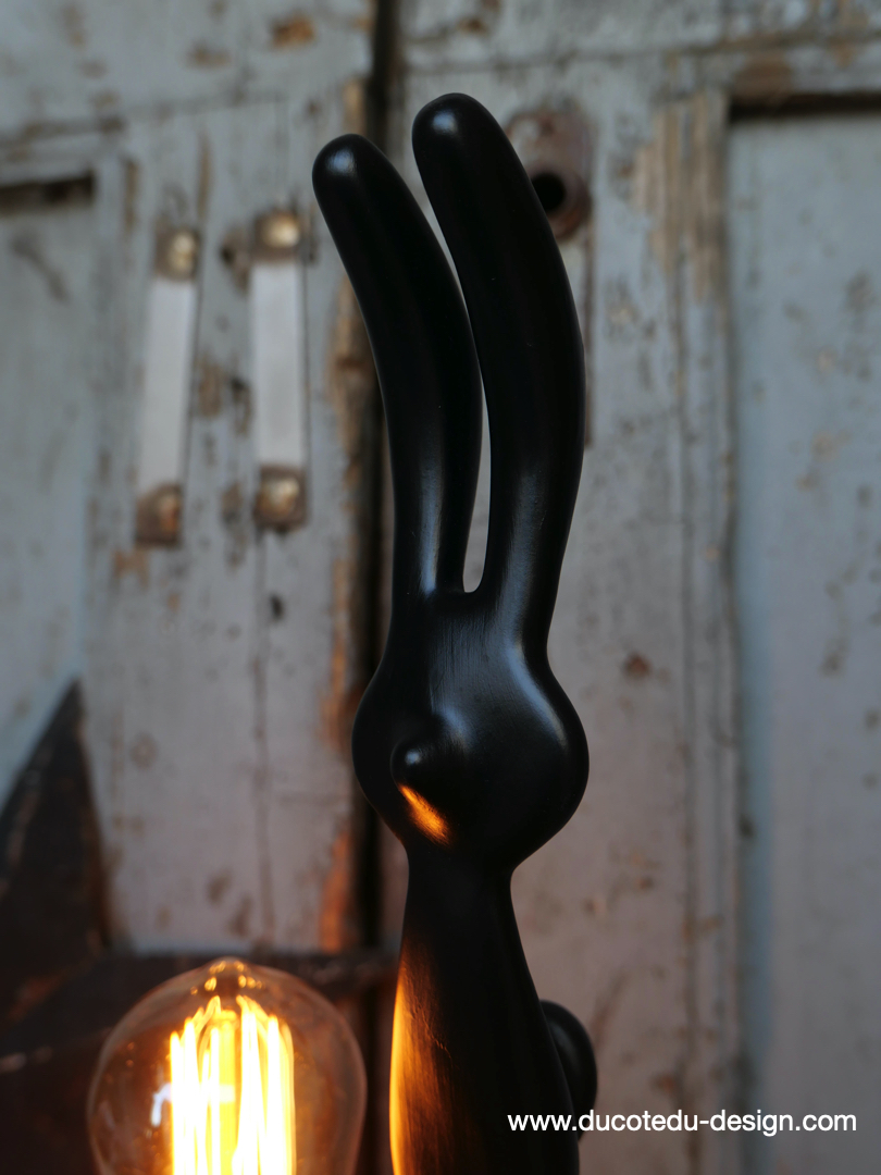 lampe ampoule Edison avec moule a ballon de baudruche noir / r4 – Image 8