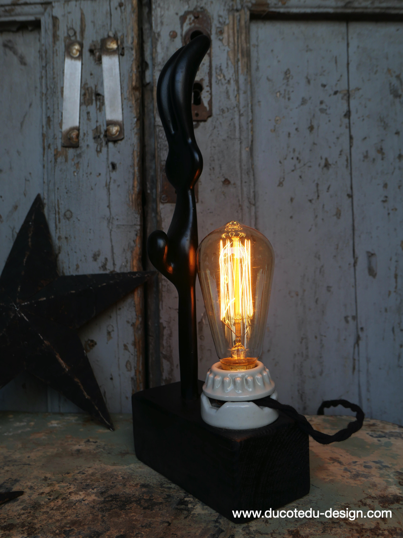 lampe ampoule Edison avec moule a ballon de baudruche noir / r4 – Image 7