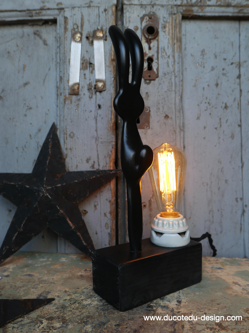 lampe ampoule Edison avec moule a ballon de baudruche noir / r4 – Image 6