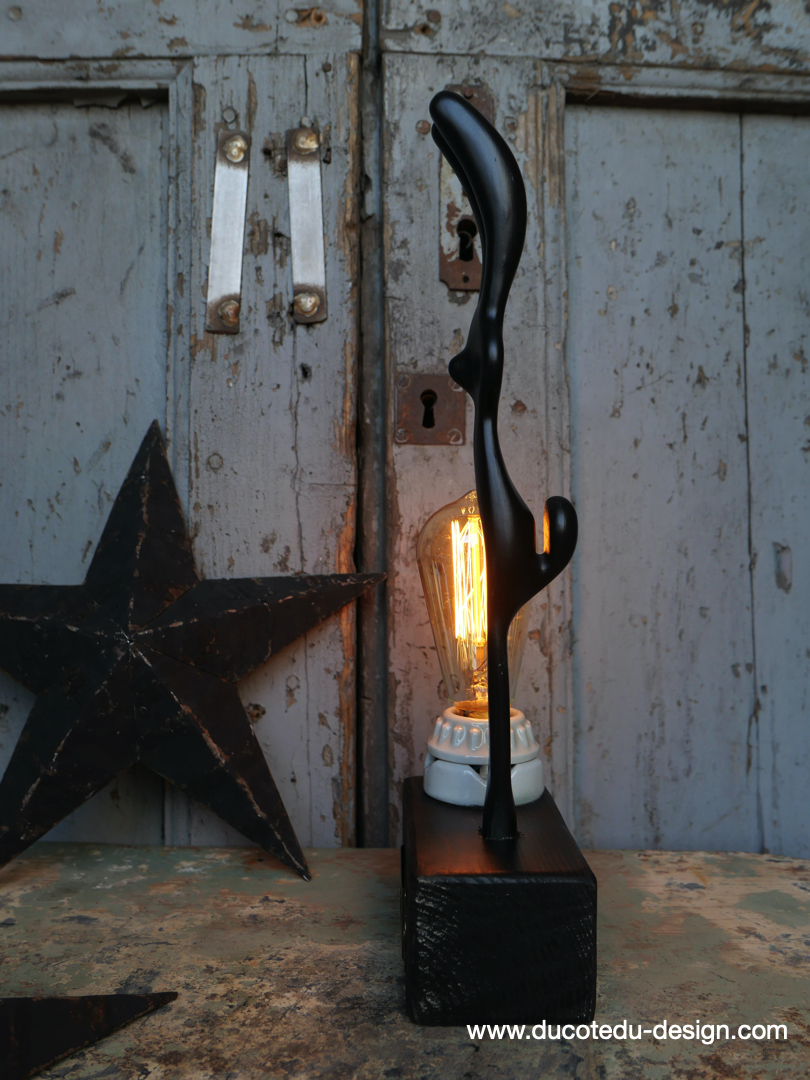 lampe ampoule Edison avec moule a ballon de baudruche noir / r4 – Image 5