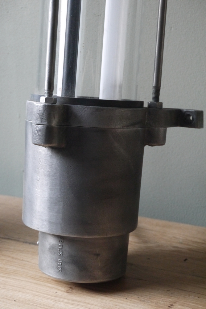 magnifique lampe applique au neon industrielle tube de verre – Image 6