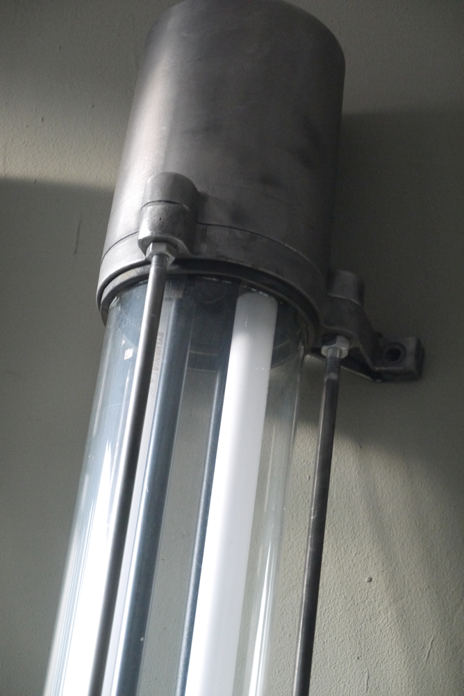 magnifique lampe applique au neon industrielle tube de verre – Image 8