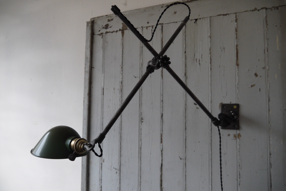 Rare Lampe O.C. White Industrielle fixation murale applique dans son jus la lampe de reference a new york dans les loft – Image 2