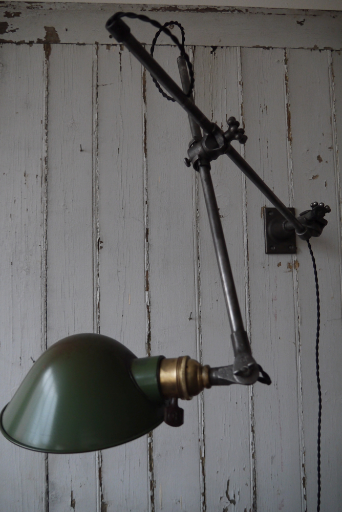 Rare Lampe O.C. White Industrielle fixation murale applique dans son jus la lampe de reference a new york dans les loft – Image 3