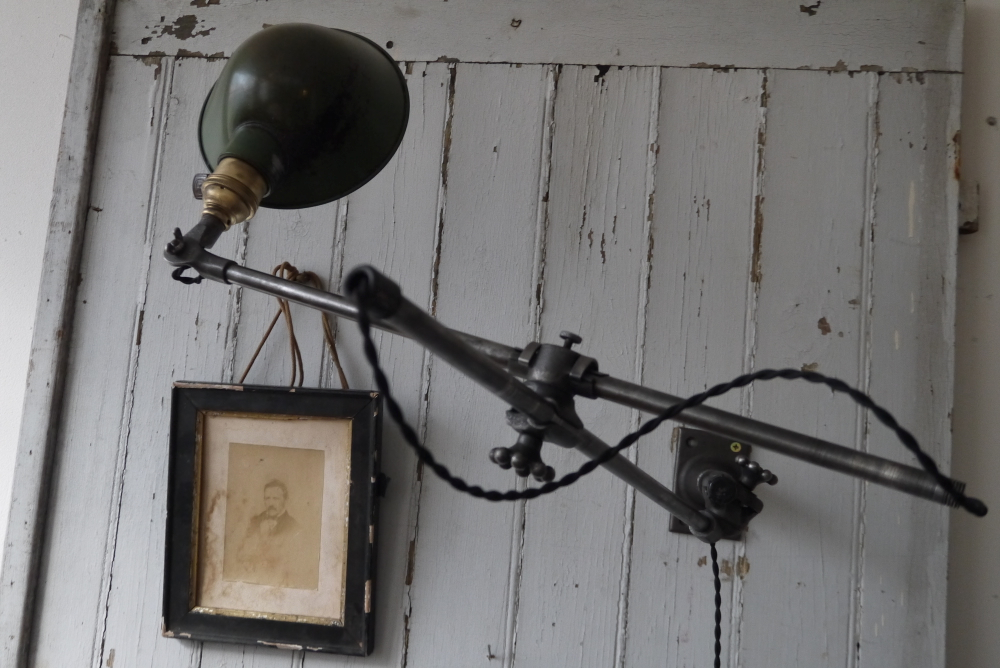 Rare Lampe O.C. White Industrielle fixation murale applique dans son jus la lampe de reference a new york dans les loft – Image 9