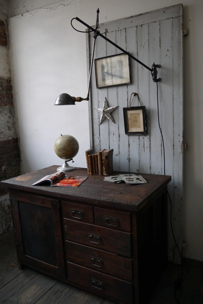 Rare Lampe O.C. White Industrielle fixation murale applique la lampe de reference a new york dans les loft – Image 2