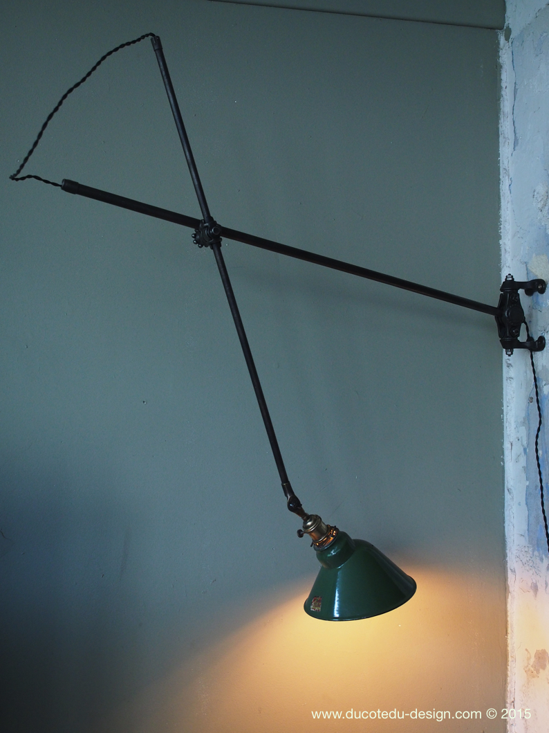 Rare Lampe O.C. White Industrielle fixation murale applique la lampe de reference a new york dans les loft – Image 4