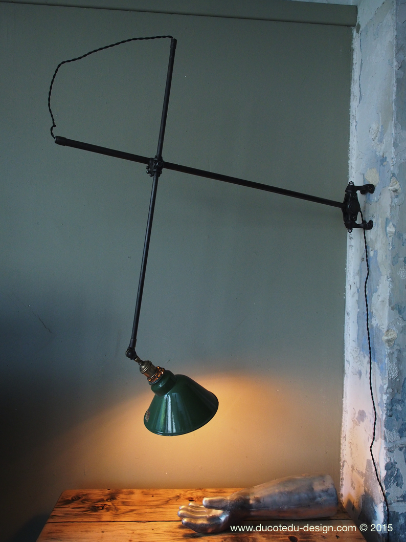 Rare Lampe O.C. White Industrielle fixation murale applique la lampe de reference a new york dans les loft – Image 2