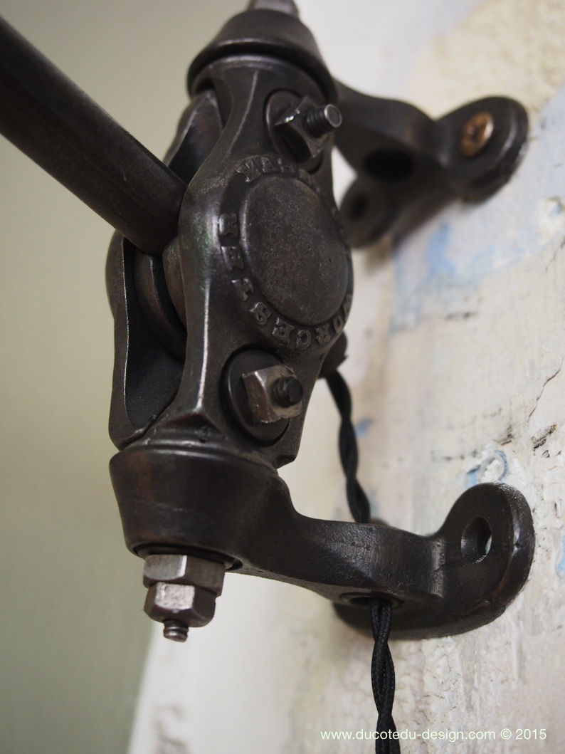 Rare Lampe O.C. White Industrielle fixation murale applique la lampe de reference a new york dans les loft – Image 21