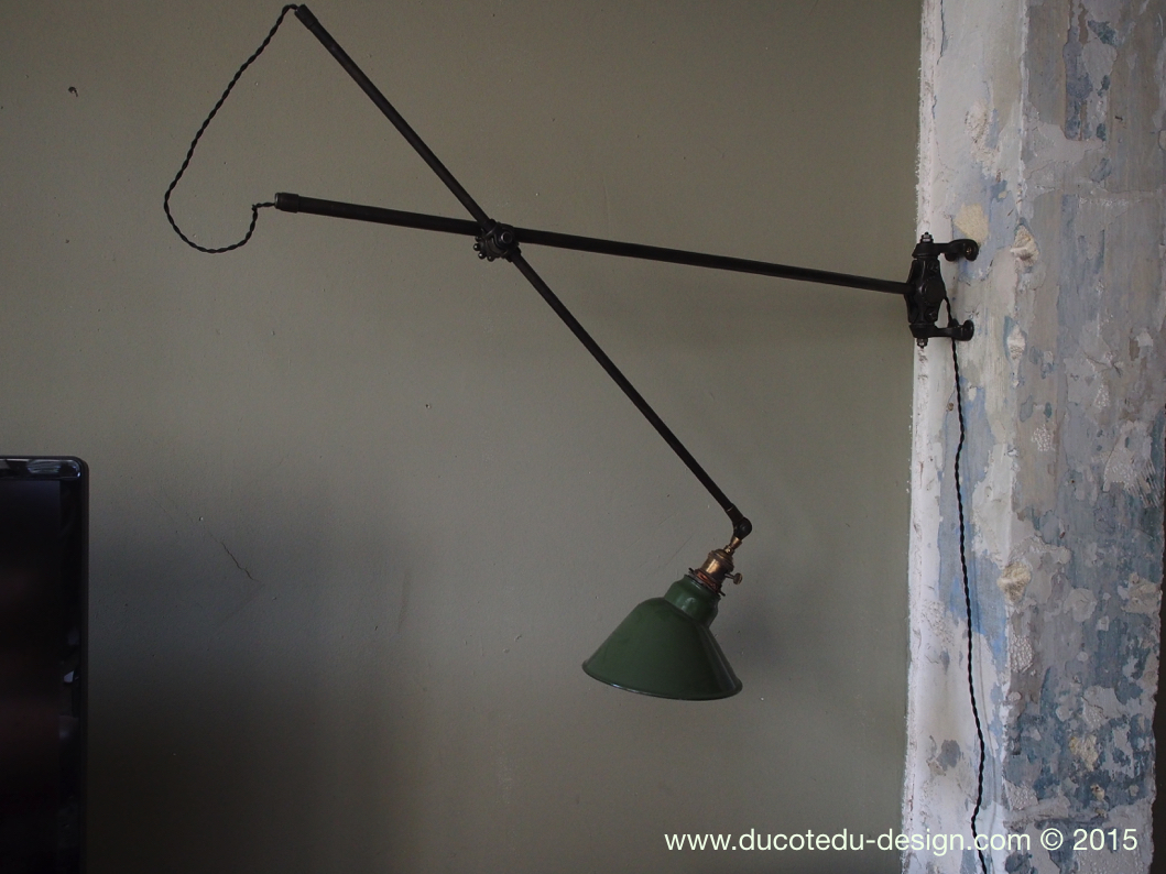 Rare Lampe O.C. White Industrielle fixation murale applique la lampe de reference a new york dans les loft – Image 24