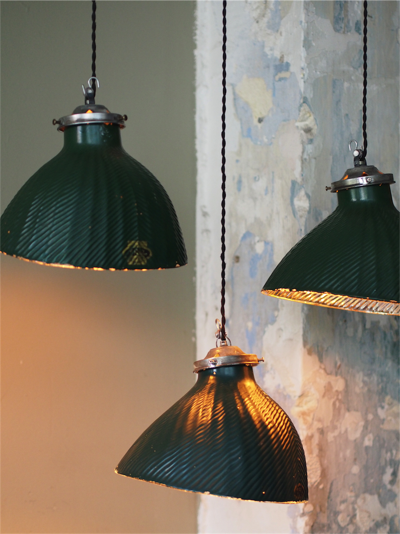 abat jour en verre americain lampe industrielle X-RAY – Image 2