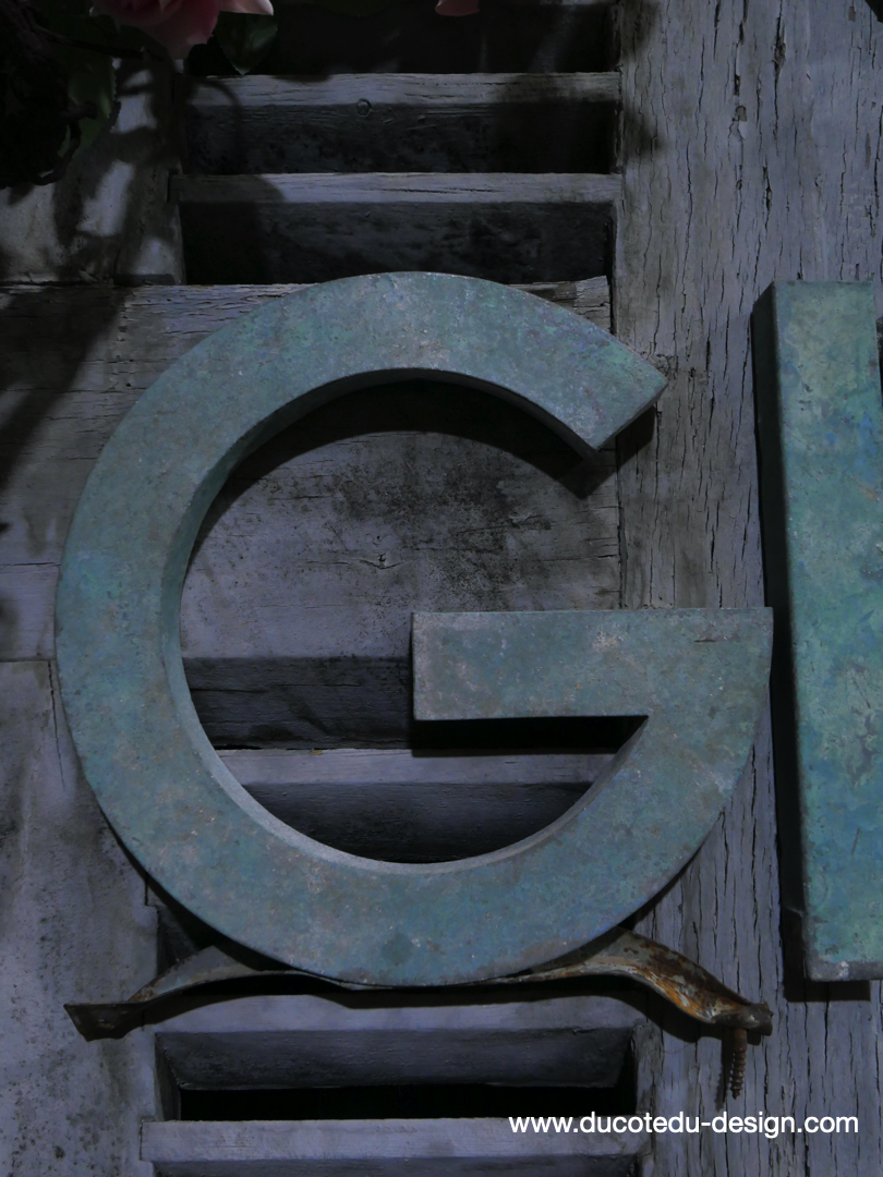 ancienne enseigne metal : Gite – Image 3