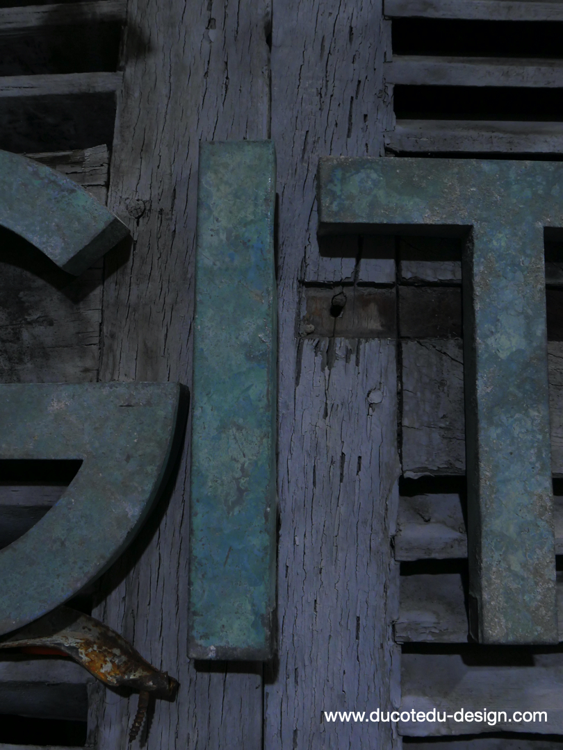 ancienne enseigne metal : Gite – Image 4