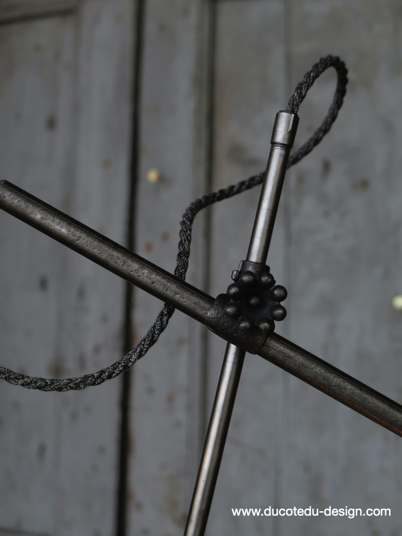 Rare Lampe OC White Industrielle fixation murale applique – Image 10