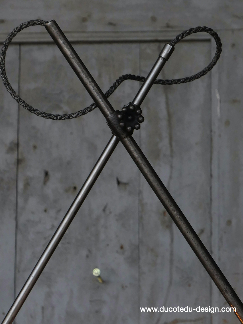 Rare Lampe OC White Industrielle fixation murale applique – Image 13